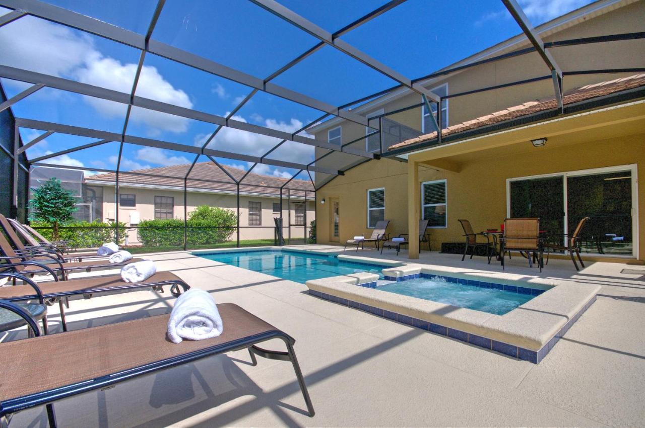South Facing Pool Near Disney 5 Bed Luxury Kissimmee Bagian luar foto